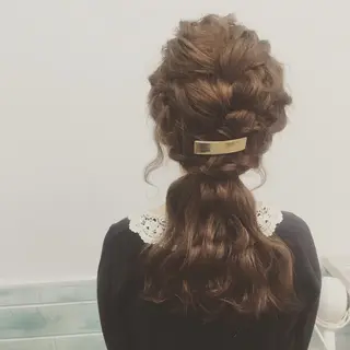 セミロング ロング 太田 有香のヘアスタイル