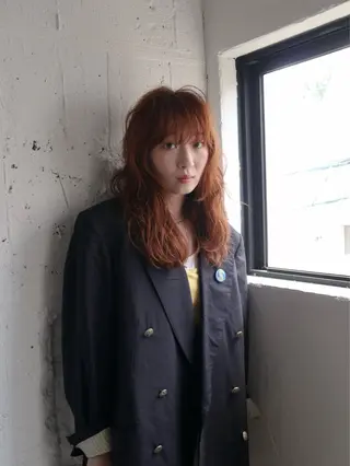 ロング 中川楓馬/ メンズヘアのヘアスタイル