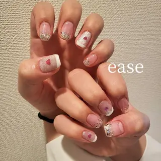 ショート カラー キッズ パーマ ネイル ヘアアレンジ マツエク・マツパ メンズ アイブロウ ChouChou  NAILSALONのネイルデザイン