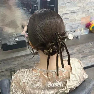 ミディアム OZ梅田♡ ゆはなブリーチのヘアスタイル