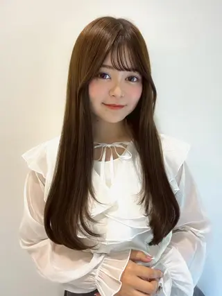 カラー 透明感韓国ヘア🎀 THEATER仙台のヘアスタイル