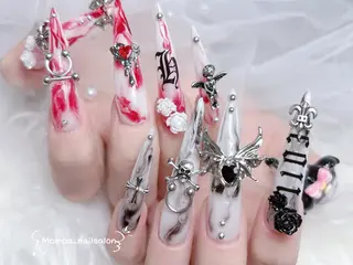 ネイル MoMoA Nail ネイル長さ出し専門店のネイルデザイン