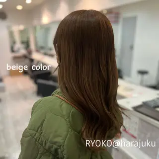 セミロング カラー 🤍美髪×艶カラー RYOKO🤍のヘアスタイル