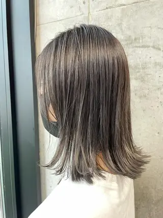 ミディアム 🧸髪質改善/ 艶カラー/成田ありさのヘアスタイル