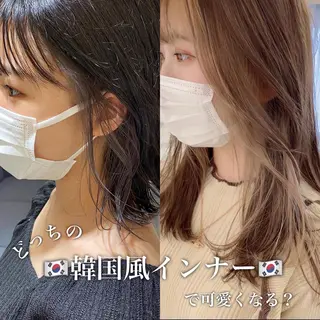 ミディアム カラー 渋谷/ボブ×髪質改善 輝来のヘアスタイル