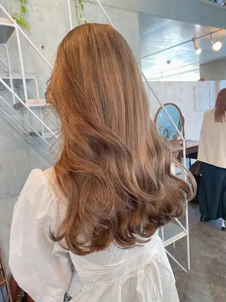 ロング カラー パーマ ヘアアレンジ メンズ キッズ ネイル マツエク・マツパ モリモト サナのヘアスタイル