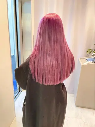 ロング カラー 〻ツヤハイトーン🩰 🤍HARUCAのヘアスタイル