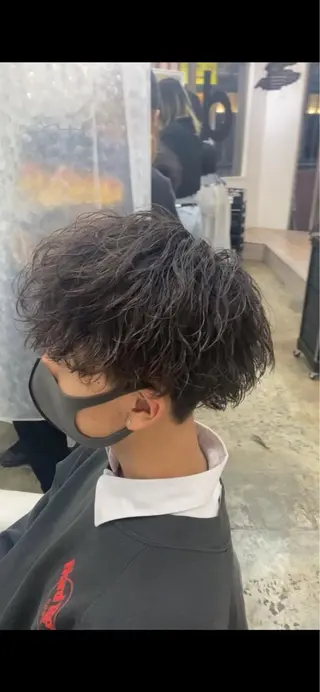 ショート パーマ メンズ dot.グループ指名 No.1橋本滉太のヘアスタイル