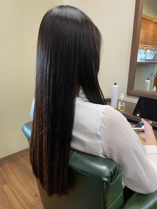 セミロング 山本 純平のヘアスタイル
