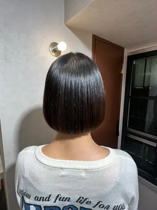 ミディアム 縮毛矯正/ ✨艶髪/芦川優磨のヘアスタイル