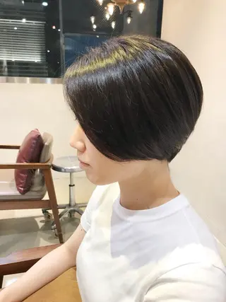 ショート カラー 小林 佳祐のヘアスタイル