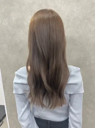 セミロング カラー 透明感カラー/ ブリーチ無し/RYOのヘアスタイル