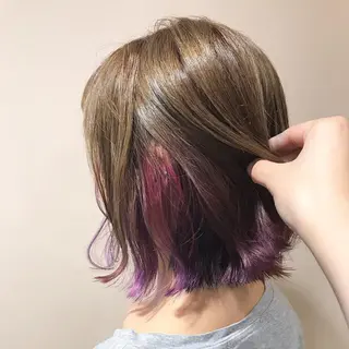 ミディアム カラー TAKA 【髪質改善】のヘアスタイル