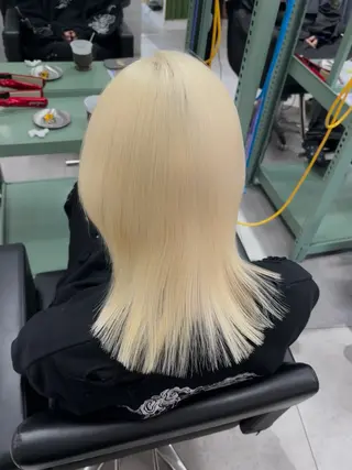 ミディアム カラー 🧡梅田ハイトーン カラー🧡runaのヘアスタイル