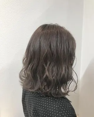 ミディアム カラー ヘアアレンジ GiseL天神カラー 髪質改善/ブリーチのヘアスタイル