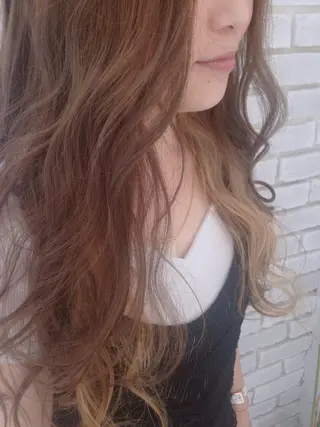 セミロング ロング カラー レイヤーカット🪽 MARINA🦩のヘアスタイル