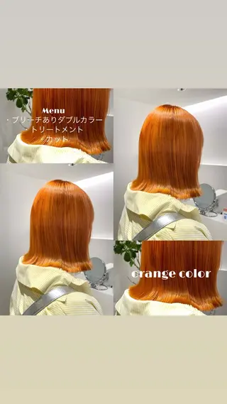 ミディアム カラー 新宿/透明感カラー/ 赤み消し/彩乃のヘアスタイル