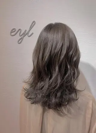 セミロング カラー 💎赤み消しカラー 特化型デザイナー💎のヘアスタイル