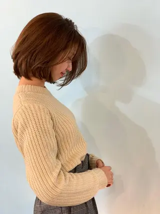 ミディアム カラー 一ノ瀬 暁のヘアスタイル