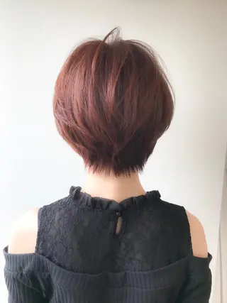 ショート カラー 松本 俊樹のヘアスタイル