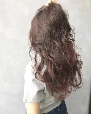 ロング カラー レイヤーカット BLend 渋谷のヘアスタイル