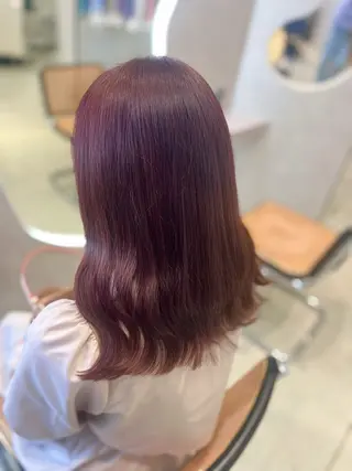 カラー 福島 果音のヘアスタイル