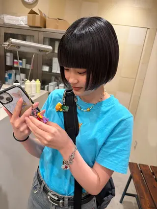 徳田 萌恵のヘアスタイル