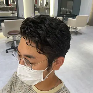メンズ パーマモデル募集🌈 森脇帆南のヘアスタイル