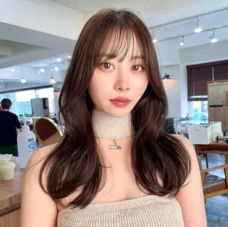 セミロング カラー 内野 龍海 / レイヤーカットのヘアスタイル
