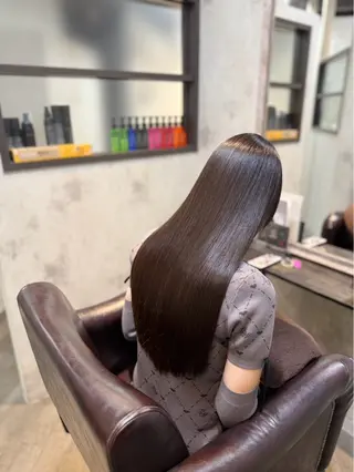 ロング 木村 光のヘアスタイル