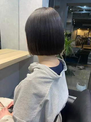 ショート ✳︎透明感カラー✳︎ ボブ✳︎nanaのヘアスタイル