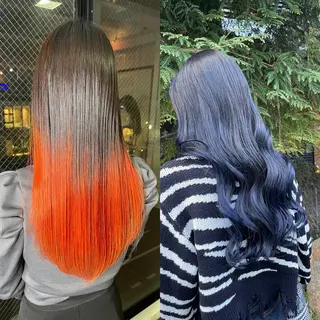 ロング 安田和洋 ブリーチカラー特化のヘアスタイル