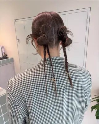 ヘアアレンジ 広島/ヘアセット /ベージュ/わかなのヘアスタイル