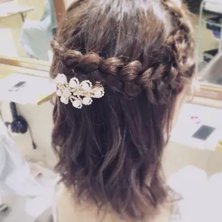 ミディアム セミロング ヘアアレンジ kazufumi ..のヘアスタイル