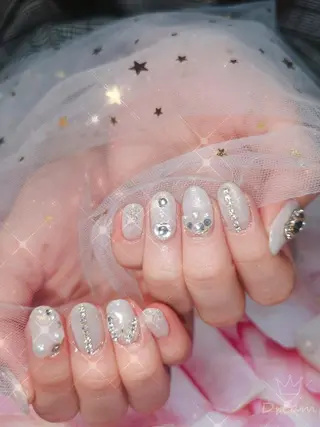 ネイル フィルイン・深爪矯正 長さ出し🎀のネイルデザイン