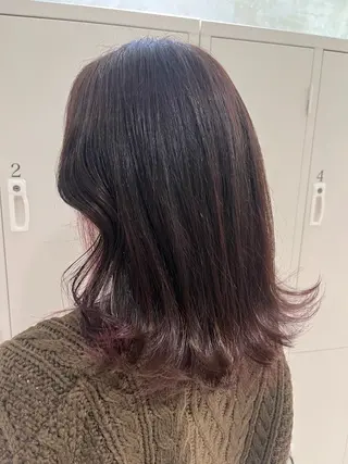 ミディアム カラー 🧸 山下 礼華 🧸のヘアスタイル
