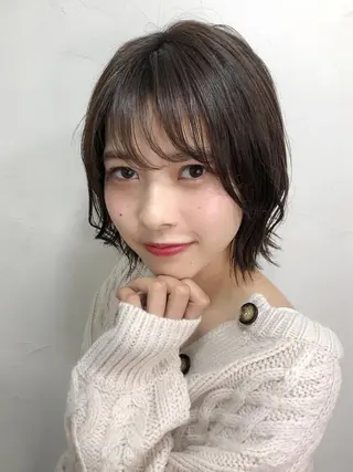 ミディアム カラー レイヤー×髪質改善✨ 渋谷/佐藤侑哉のヘアスタイル