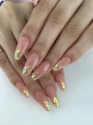 ネイル 💎🐰 saki. m 🐰💎のネイルデザイン