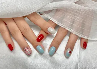 ネイル 夏 目のネイルデザイン