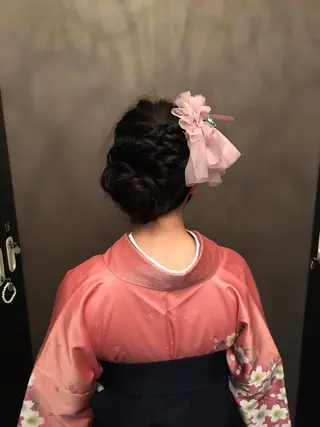 セミロング ヘアアレンジ 髪質改善×レイヤー 高嶋のヘアスタイル