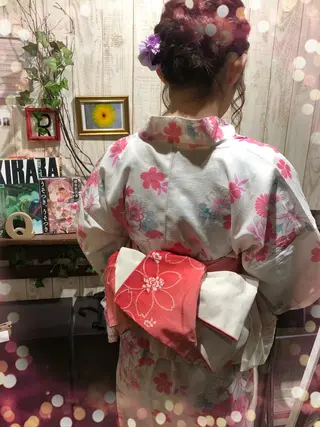 ヘアアレンジ みやもと まなみのヘアスタイル