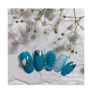 ミディアム ネイル 👑enen style👑のネイルデザイン