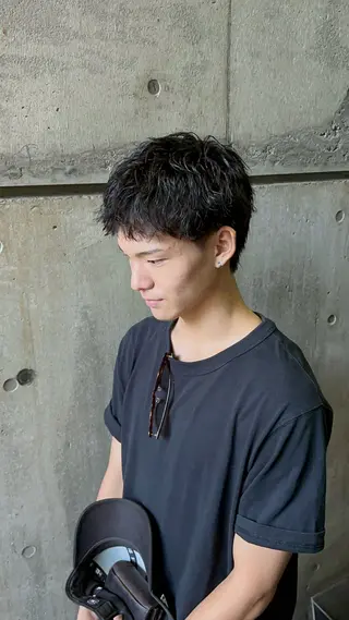 パーマ メンズ 五十嵐 圭音のヘアスタイル