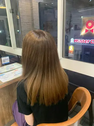 ロング カラー 小顔カット/ 韓国レイヤー/真結のヘアスタイル