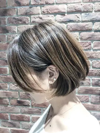 ショート カラー ヘアアレンジ レイヤー×ヘッドスパ *保田遥*のヘアスタイル