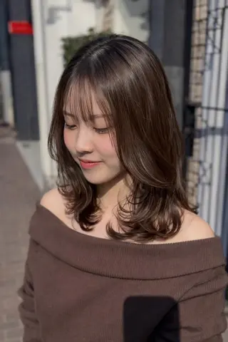 セミロング &.TIGRE KUMAMOTOのヘアスタイル