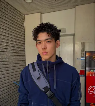 ショート パーマ メンズ daichi (UMM)のヘアスタイル