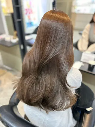 カラー 透明感カラー୨୧ 松山理桜🩰˖ ࣪⊹のヘアスタイル