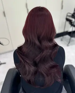 ロング カラー 大人っぽ韓国ヘア 寒色💙yuma💙のヘアスタイル