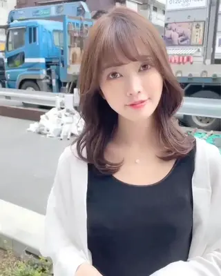 ミディアム カラー 宮澤 タケル ミディアムヘアのヘアスタイル